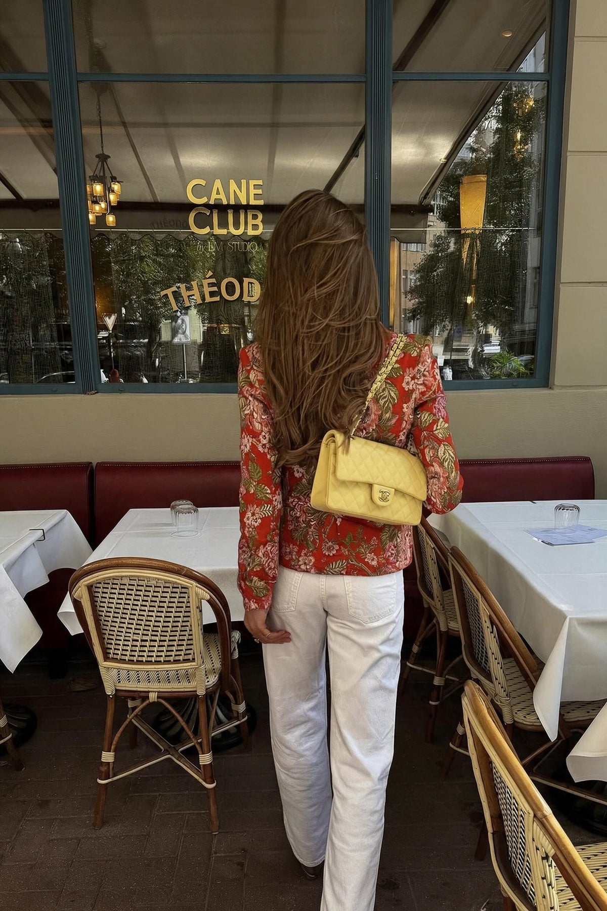Vintage print jacket