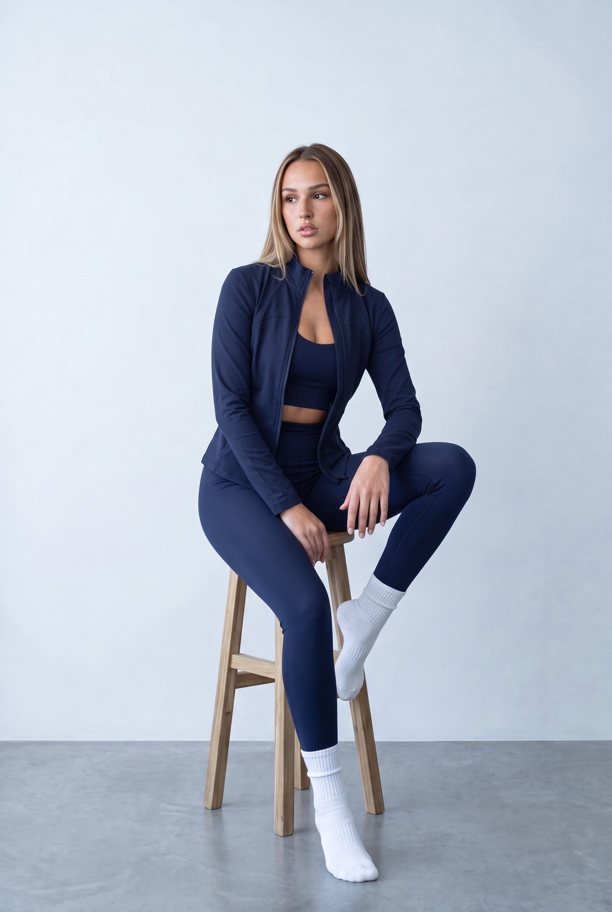 Navy sports set, detail